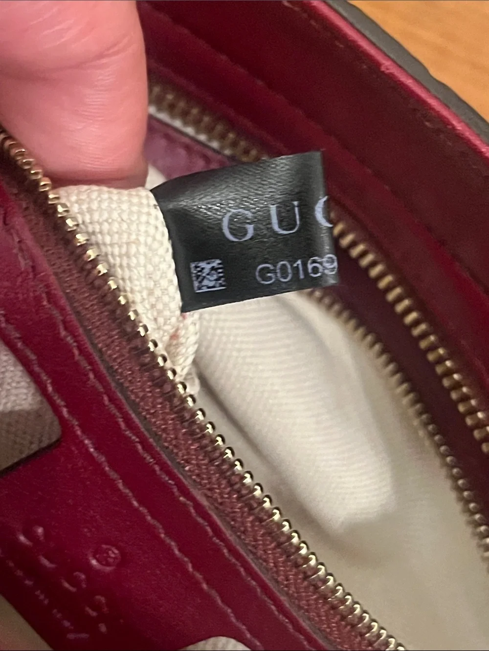 Gucci Small Bree Satchel Maroon Authentic